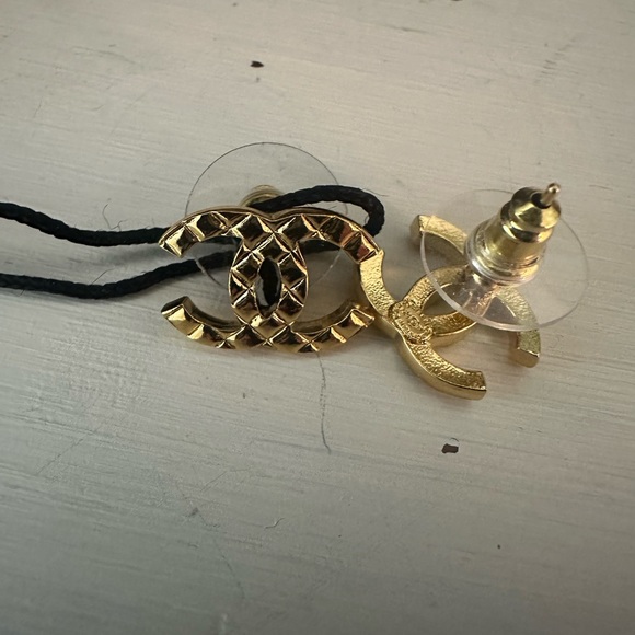 New With Tags and Receipt Chanel Stud Earrings - Picture 4 of 7